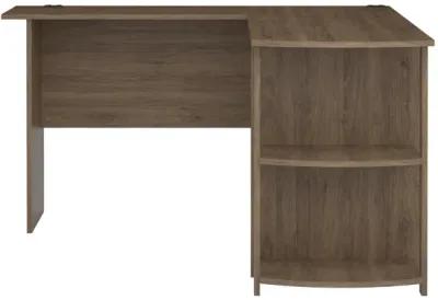 Dakota L Desk with Bookshelves