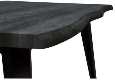 LeisureMod Ravenna Modern Rectangular Wood 63 Dining Table With Metal Legs RTM63BL