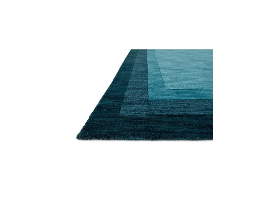 Hamilton HM01 Teal 7'10" x 11' Rug