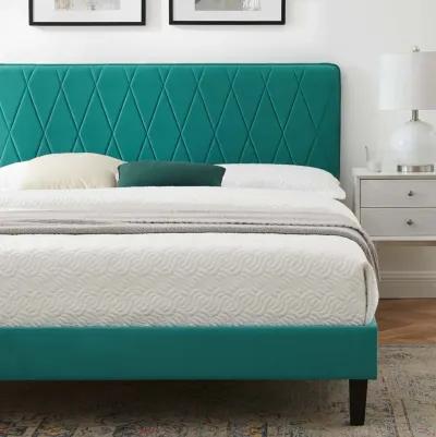 Modway - Phillipa Performance Velvet King Platform Bed