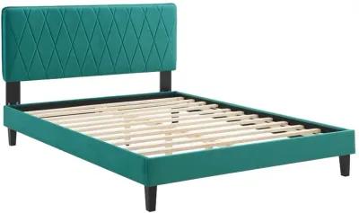 Modway - Phillipa Performance Velvet King Platform Bed