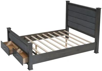 Merax Platform Bed with Upholstered Headboard