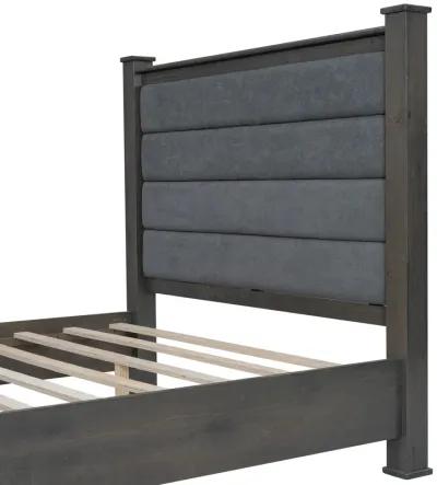 Merax Platform Bed with Upholstered Headboard