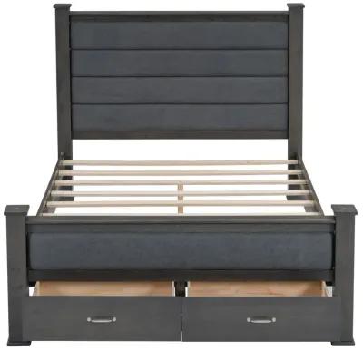 Merax Platform Bed with Upholstered Headboard