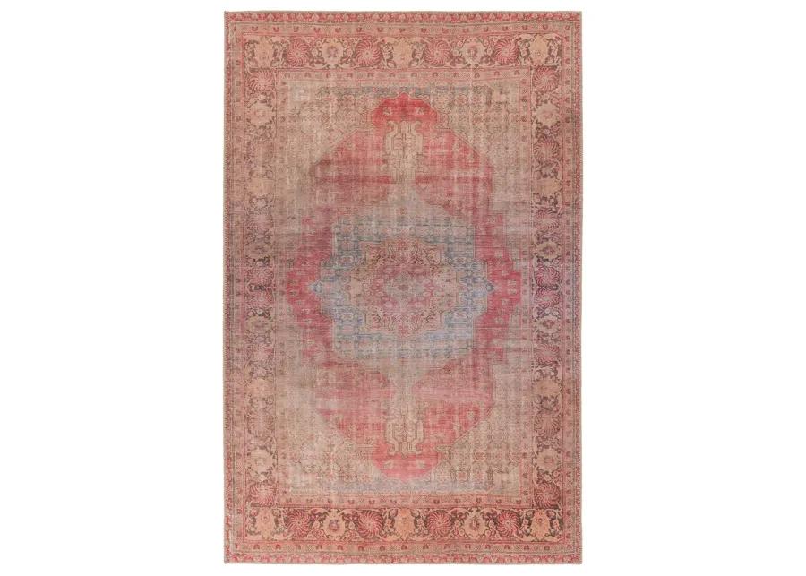 Harman By Katelester Leonine Red 2'6" x 10' Runner Rug