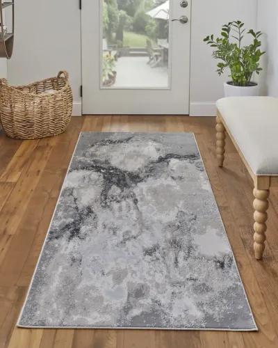 Astra 39L3F Gray/Ivory 2'10" x 7'10" Rug