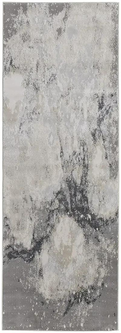 Astra 39L3F Gray/Ivory 2'10" x 7'10" Rug