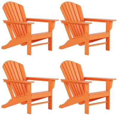 WestinTrends Outdoor Patio Adirondack Chair (Set of 4)