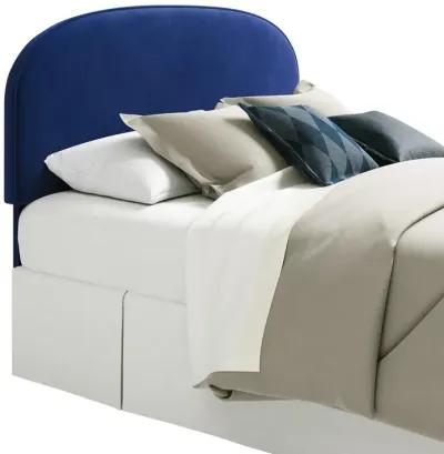 Sauder Cannery Bridge Queen Headboard Navy Velvet