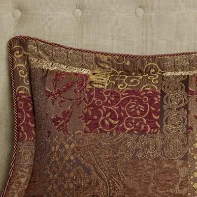 Gracie Mills Lange 4-Piece Patchwork Chenille Jaquard Comforter Set