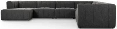 Langham Channeled 6-Piece Laf Chaise Sectional