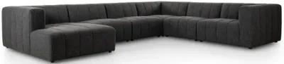 Langham Channeled 6-Piece Laf Chaise Sectional