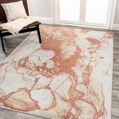 Marmo Abstract Marbled Modern Area Rug