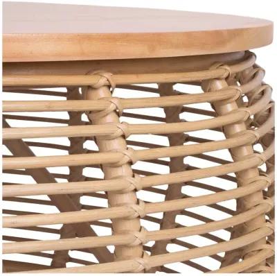 New Pacific Direct Iris Rattan Round Coffee Table