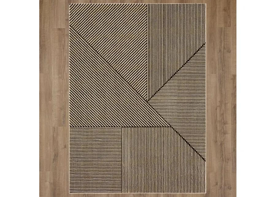 Bobby Berk by Karastan (Series 3) Linea Onyx 9' 6" X 12' 11" Rug