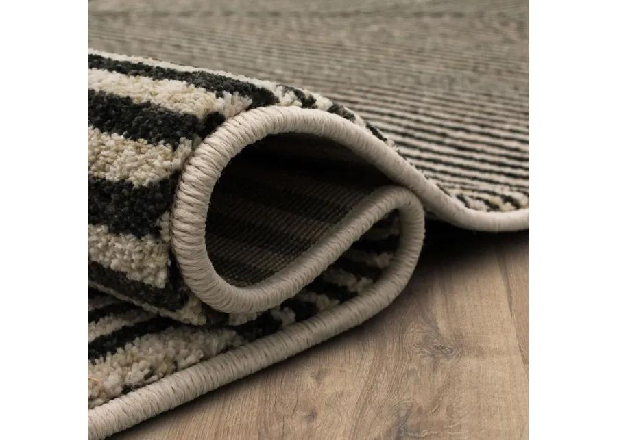 Bobby Berk by Karastan (Series 3) Linea Onyx 9' 6" X 12' 11" Rug