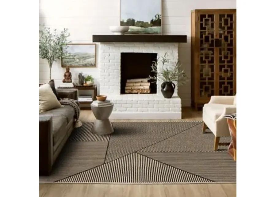 Bobby Berk by Karastan (Series 3) Linea Onyx 9' 6" X 12' 11" Rug