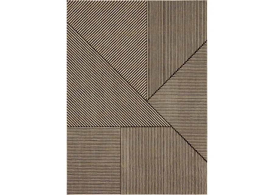 Bobby Berk by Karastan (Series 3) Linea Onyx 9' 6" X 12' 11" Rug