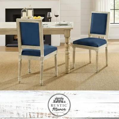 Rustic Manor Aisley Linen Dining Chair (Set of 2)