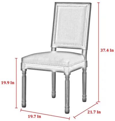 Rustic Manor Aisley Linen Dining Chair (Set of 2)