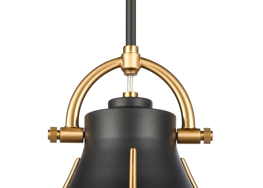 Urbanite 9" wide black Mini Pendant