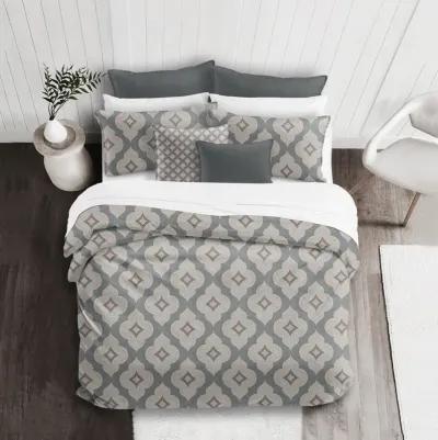 6ix Tailors Fine Linens Shiloh Cindersmoke Coverlet Set