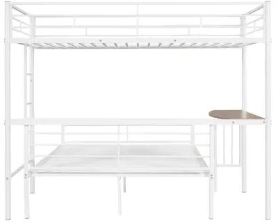 Merax Metal Bunk Bed with Desk