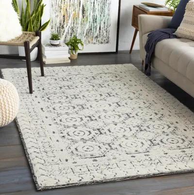 Louvre LOU-2301 8' x 10' Black Rug