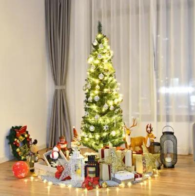 PVC Artificial Slim Pencil Christmas Tree