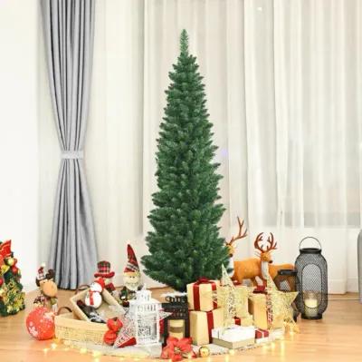 PVC Artificial Slim Pencil Christmas Tree