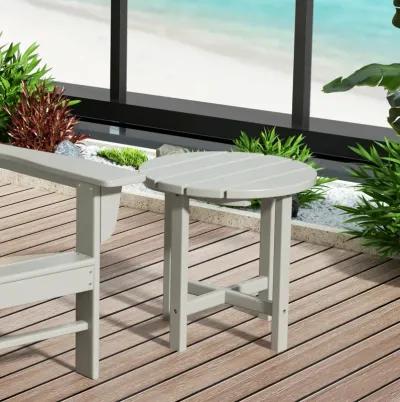 WestinTrends Outdoor Patio Round Adirondack Side Table