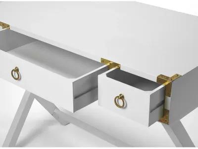 Modern White Writing Desk, Belen Kox