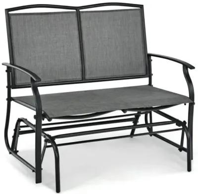 Hivvago Iron Patio Rocking Chair for Outdoor Backyard and Lawn