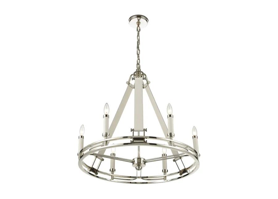 Bergamo 29" Wide 6-Light Chandelier