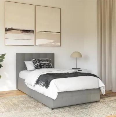 Ryder Gray Linen Upholstered Bed with Storage