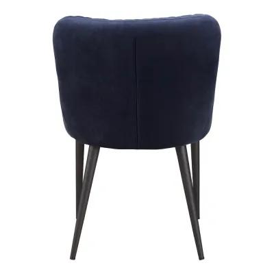 Navy Velvet Dining Chair - Etta Collection, Belen Kox