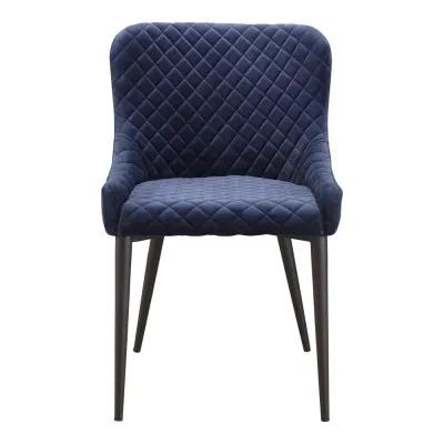 Navy Velvet Dining Chair - Etta Collection, Belen Kox