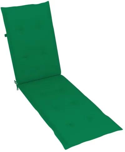 vidaXL Deck Chair Cushion Green (29.5"+41.3")x19.7"x1.6"