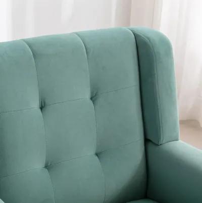 Modern Soft Velvet Material Ergonomics Accent Chair Living Room Chair Bedroom Chair Home Chair