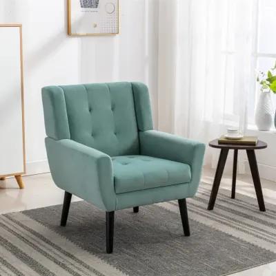 Modern Soft Velvet Material Ergonomics Accent Chair Living Room Chair Bedroom Chair Home Chair