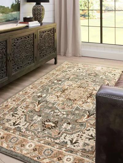 Euphoria Rhodes Ash gray 9' 6" X 12' 11" Rug