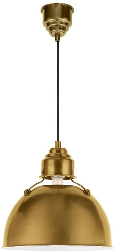 Eugene Small Brass Pendant