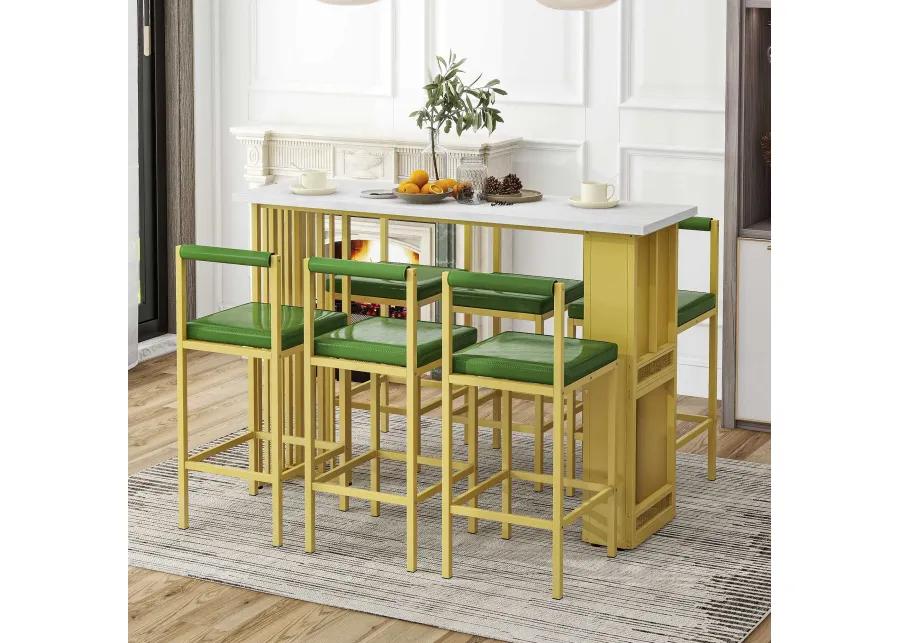 Merax Modern Counter Height Dining Bar Table Set