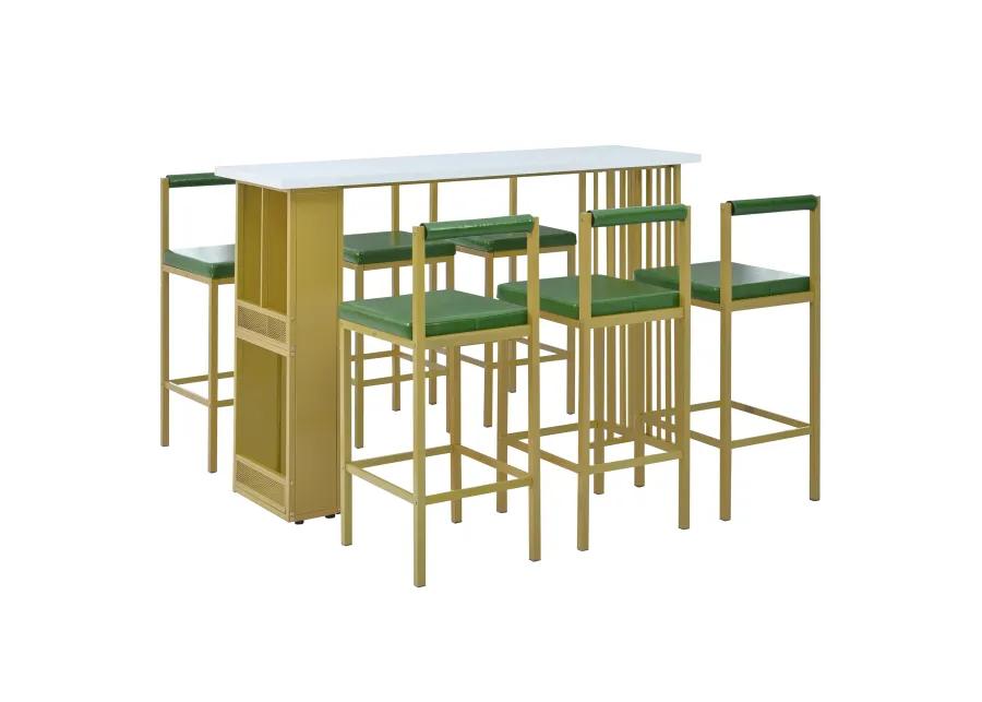 Merax Modern Counter Height Dining Bar Table Set