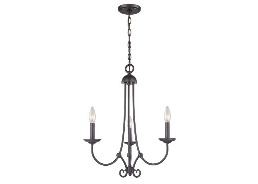 Williamsport 20'' Wide 3-Light Chandelier