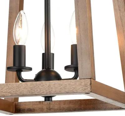 Barrow 12" Wide 3-Light Chandelier