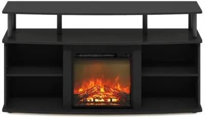 Open Shelving Storage Fireplace Entertainment Center for TV up to 55 Inch