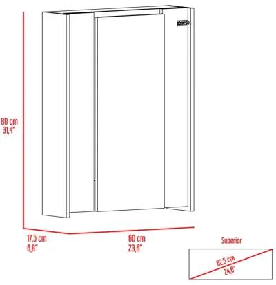 Wakeman Rectangle Foldable Desk Light Grey