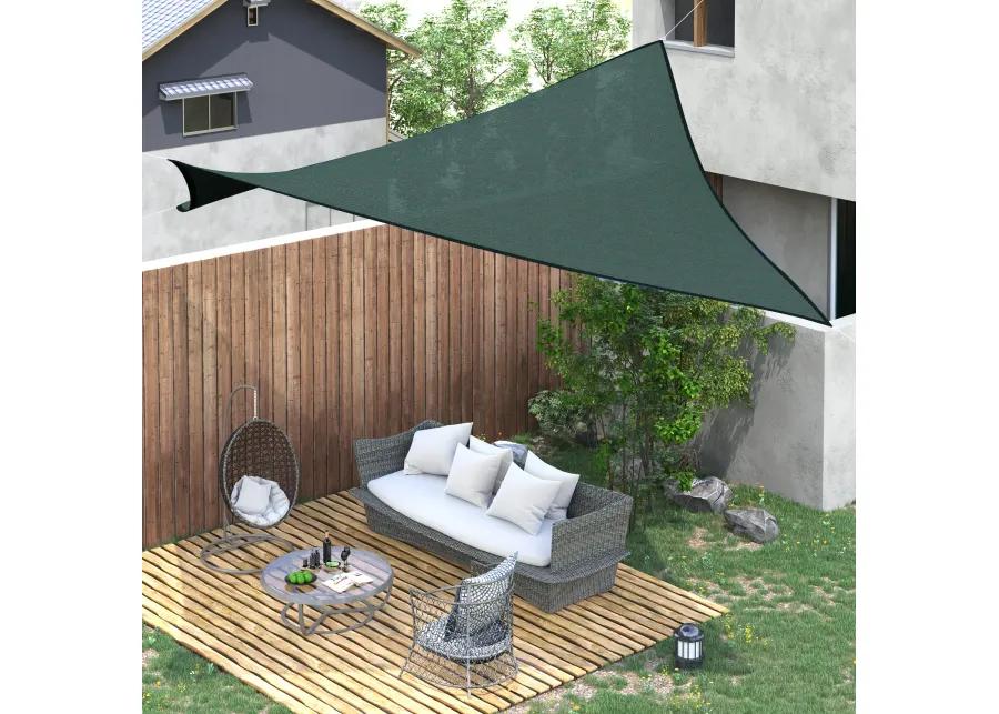 Sun Shade Sail Triangle Rectangle Square Outdoor Patio Canopy UV Top Shelter