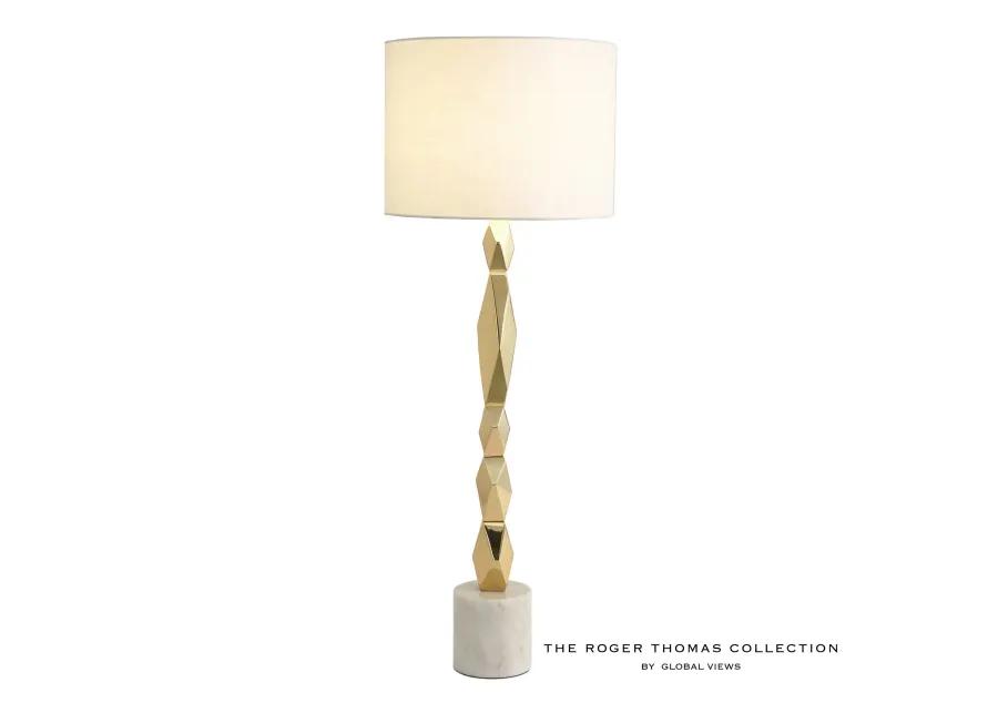 Facet Block Tall Table Lamp